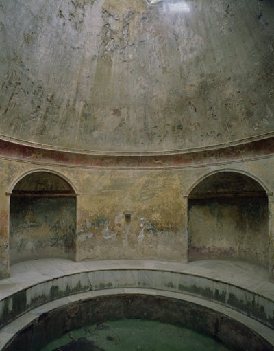 View of the Interior of the Frigidarium at the Thermae of the Forum by Roman